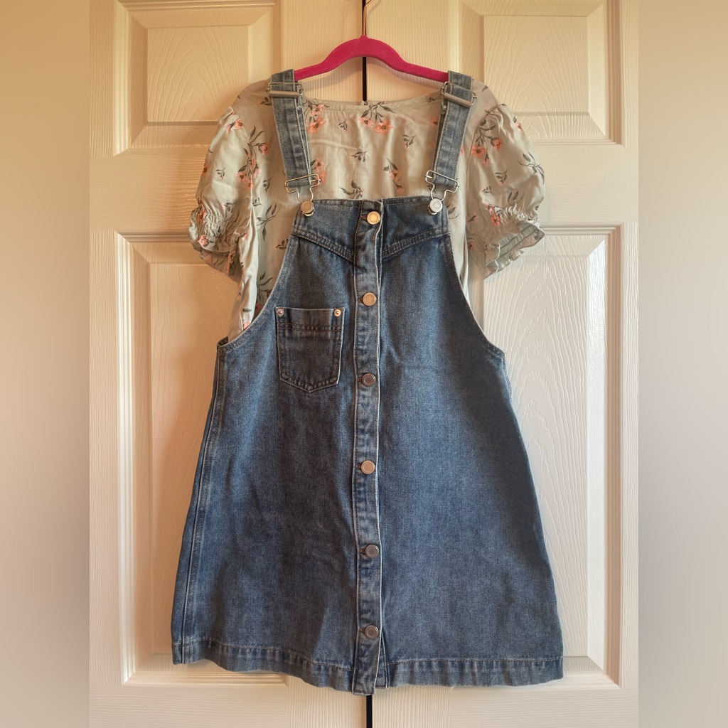 Copper Key Denim Dress And Shirt